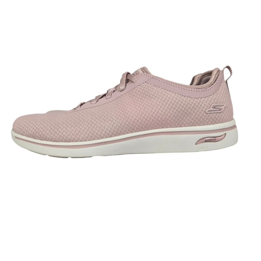 Sketchers On The Go Sneakers Air Cooled Arch Fit Pink Comfort Walking Shoes 7